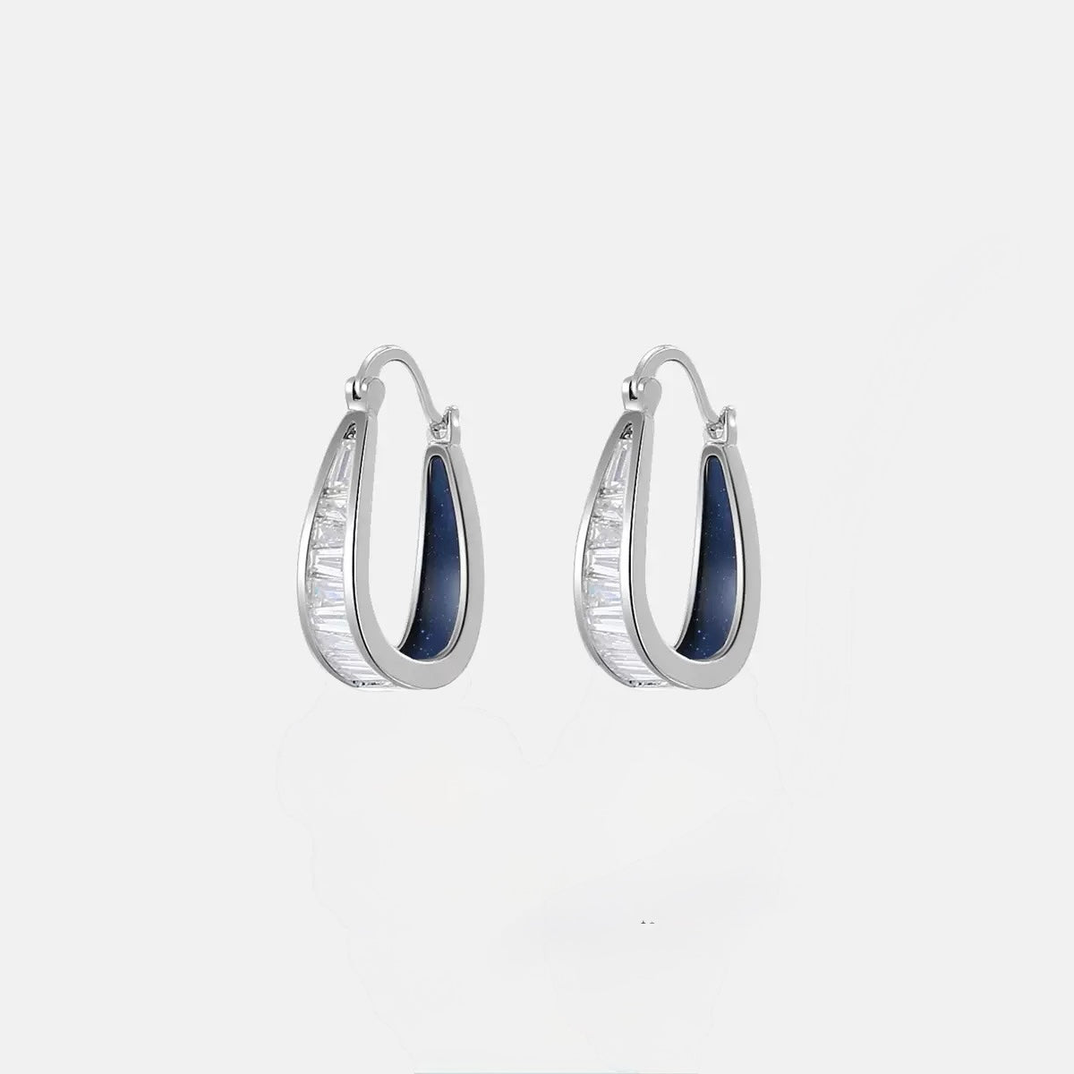 Elegant Sterling Silver Drop Earrings
