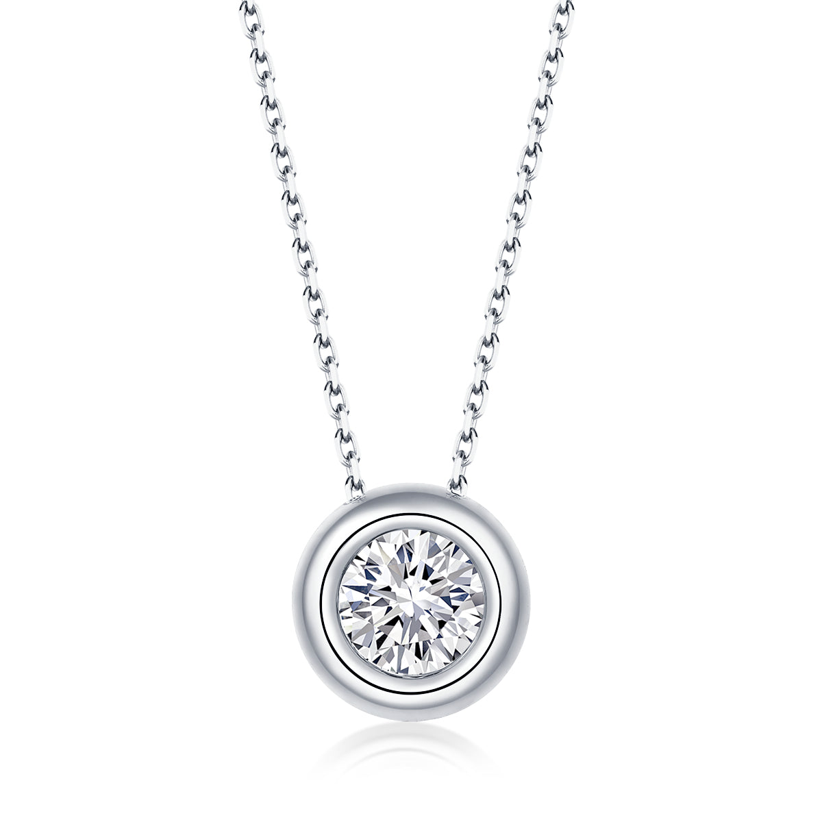 Moissanite Diamond Bubble Pendant T40
