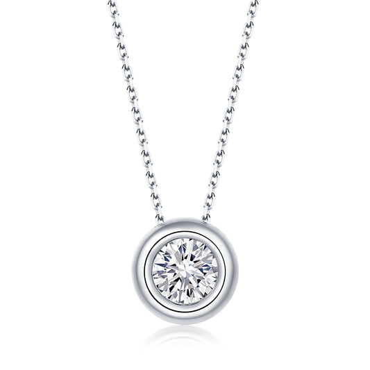 Moissanite Diamond Bubble Pendant T40