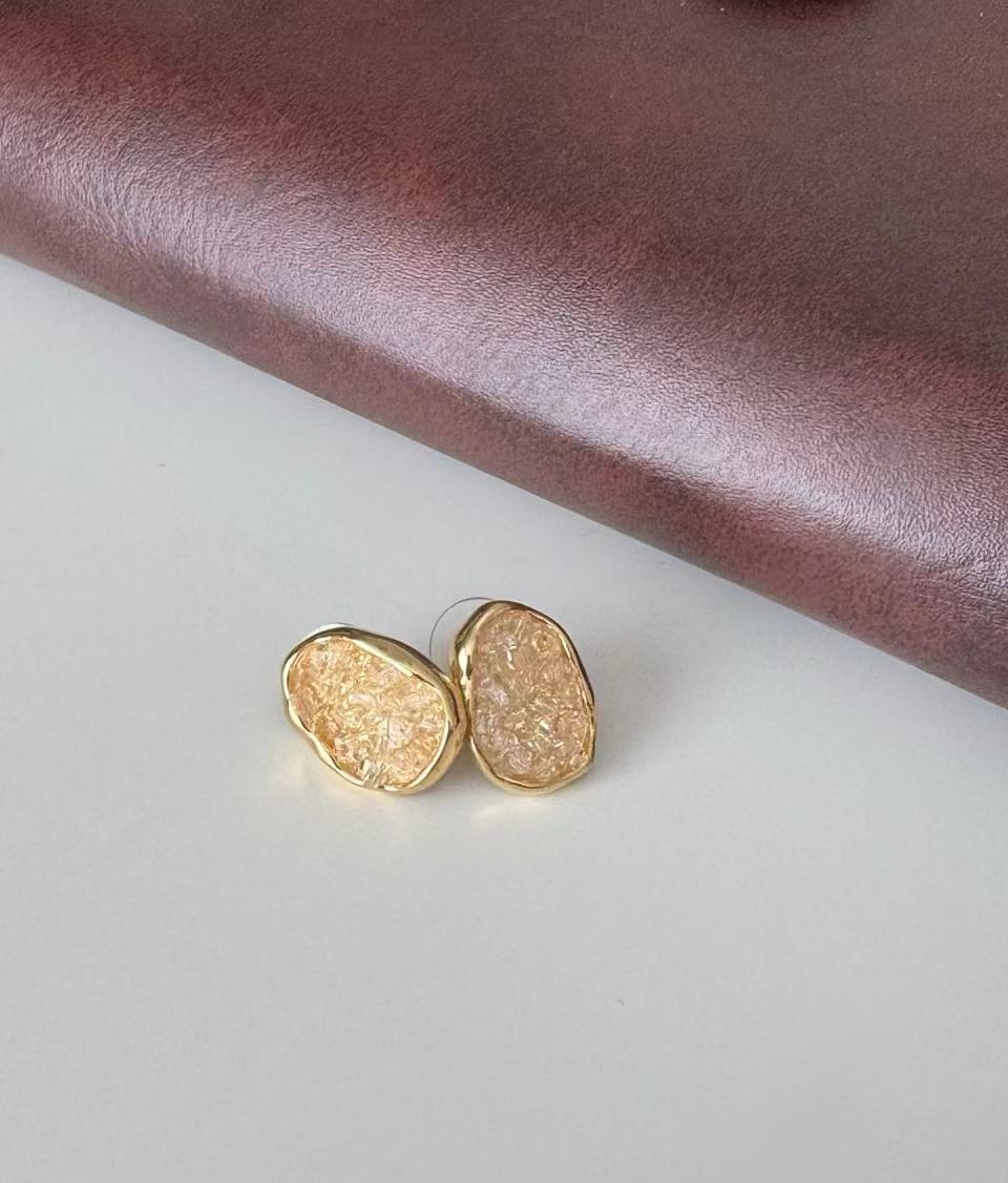 Aurora Sterling Silver Geometric Studs