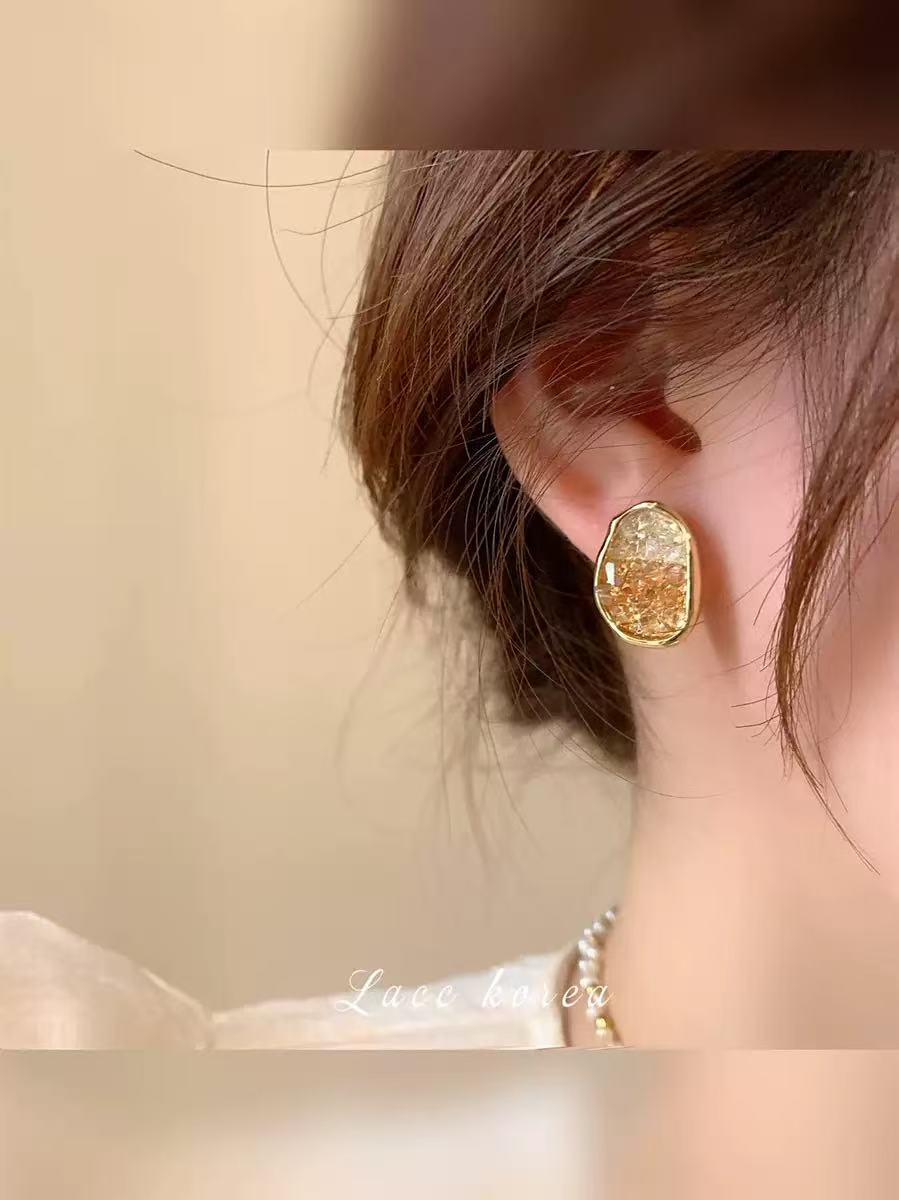 Aurora Sterling Silver Geometric Studs