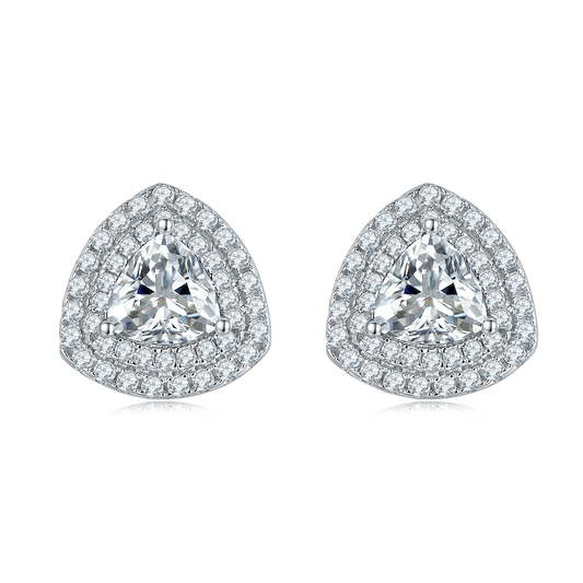 Triangle Luxury Moissanite Earrings