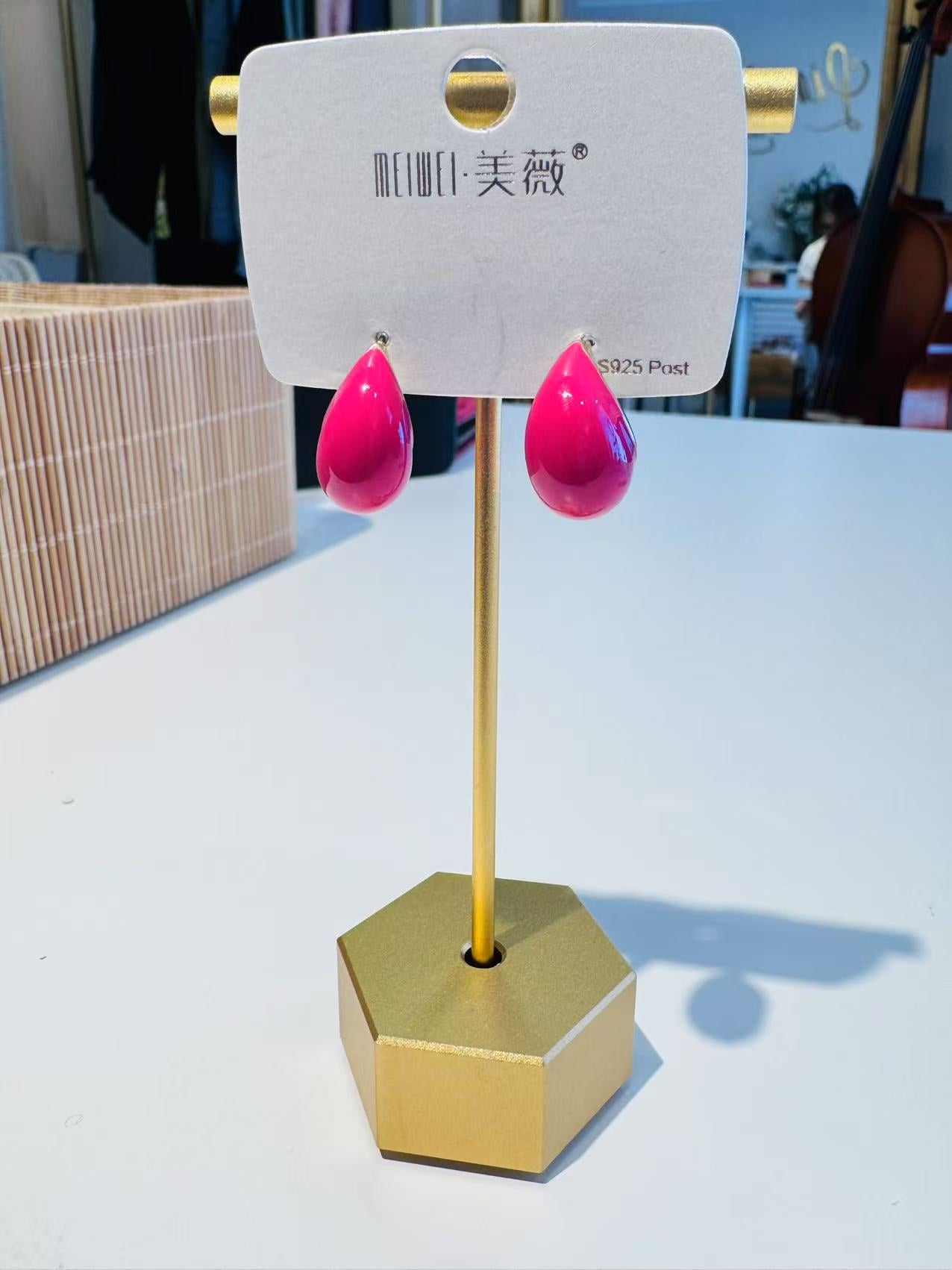 Elegant Sterling Silver Drop Earrings