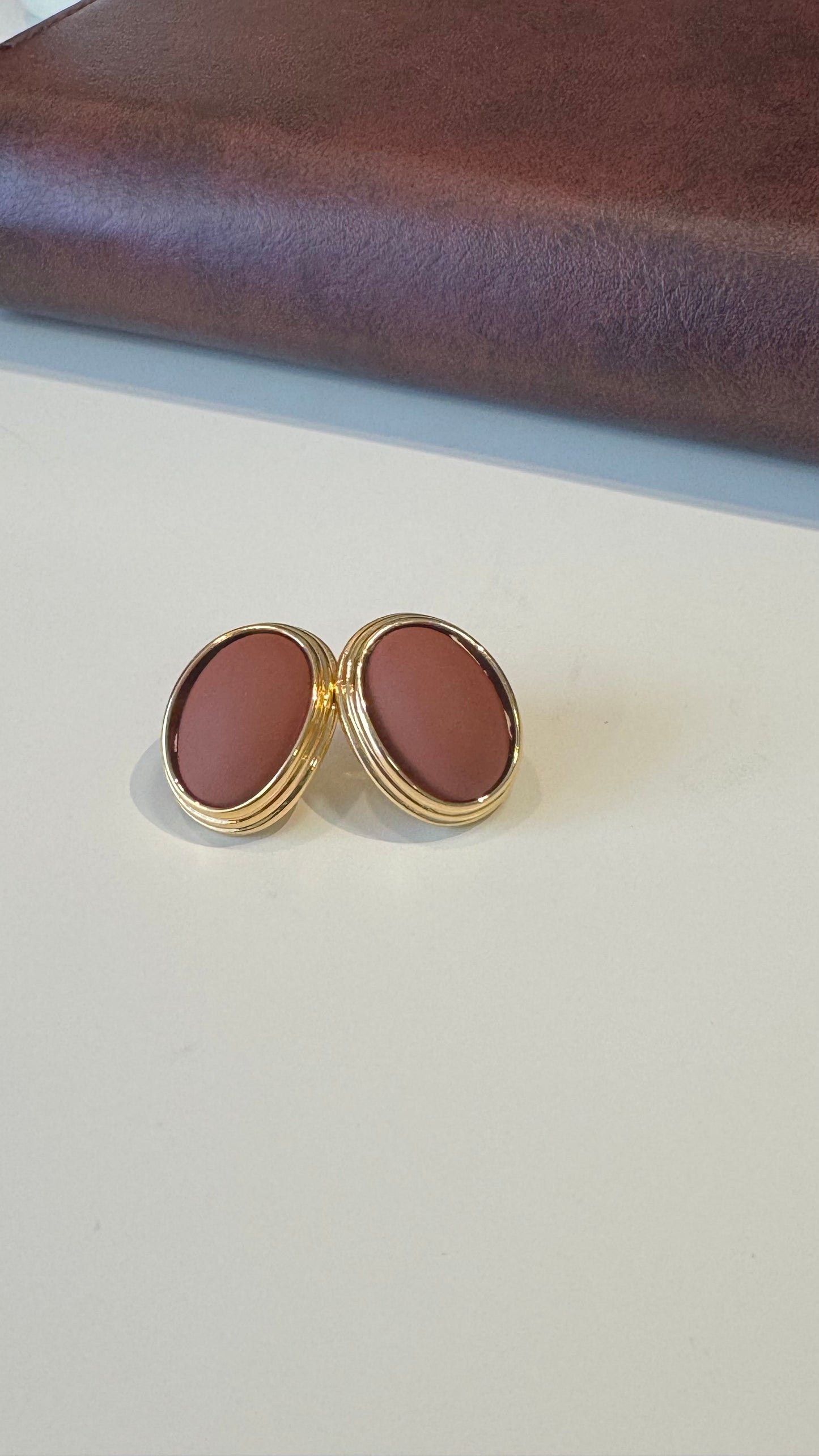 Color Options - Round Silver Stud Earrings