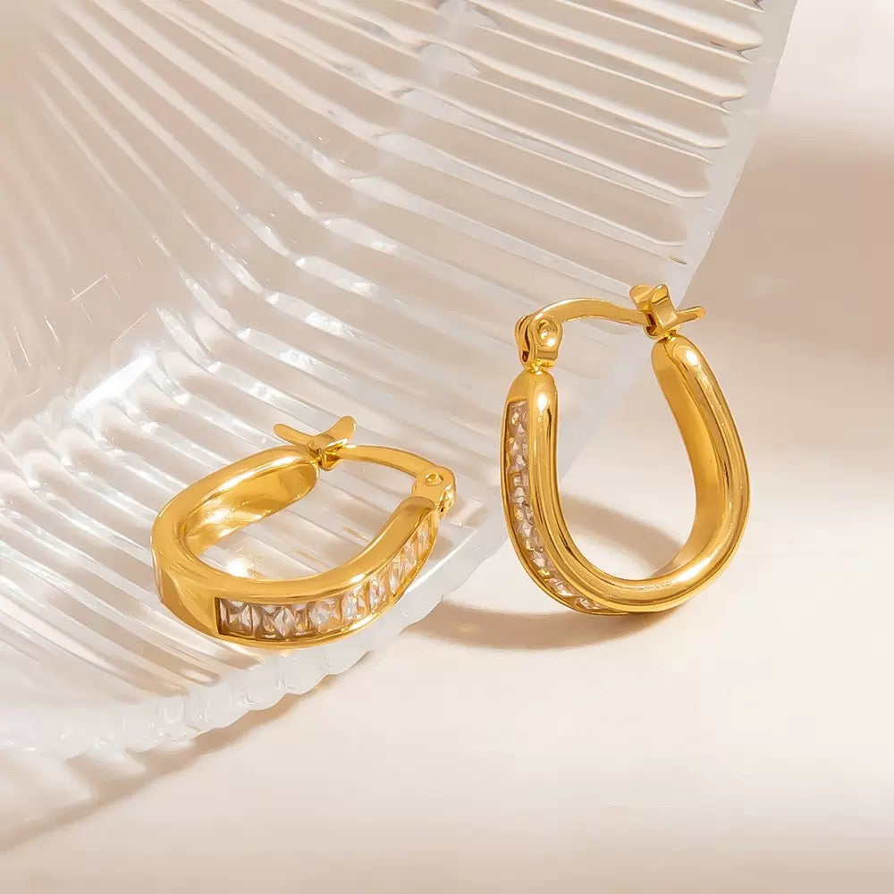 Elegant Sterling Silver Drop Earrings