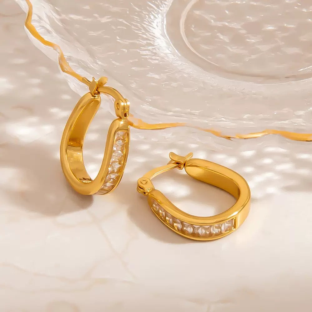 Elegant Sterling Silver Drop Earrings