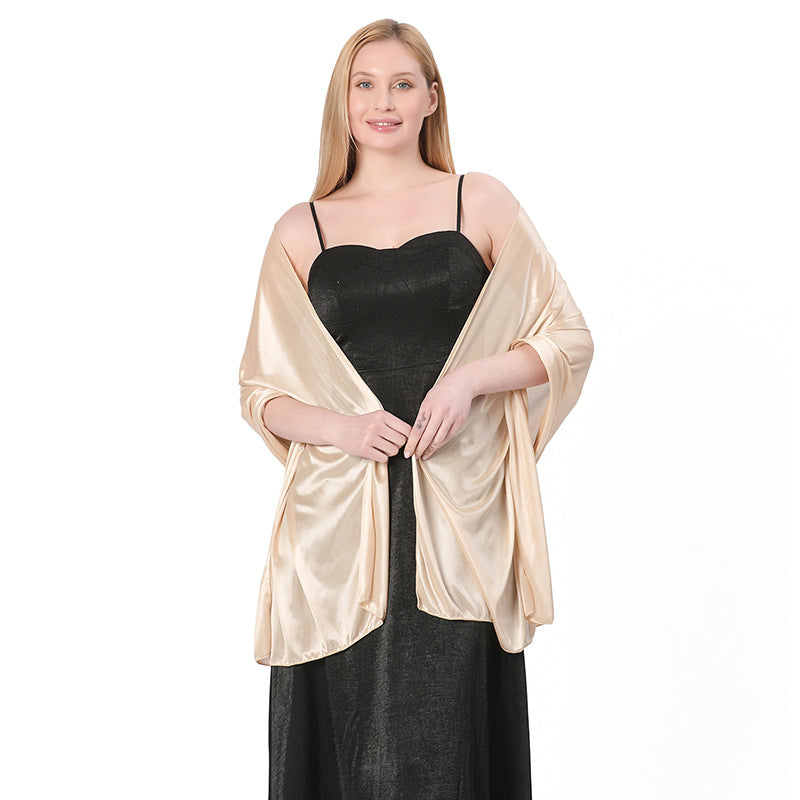 Women Shawl Evening Party Dress Shawl Scarf Dual Purpose