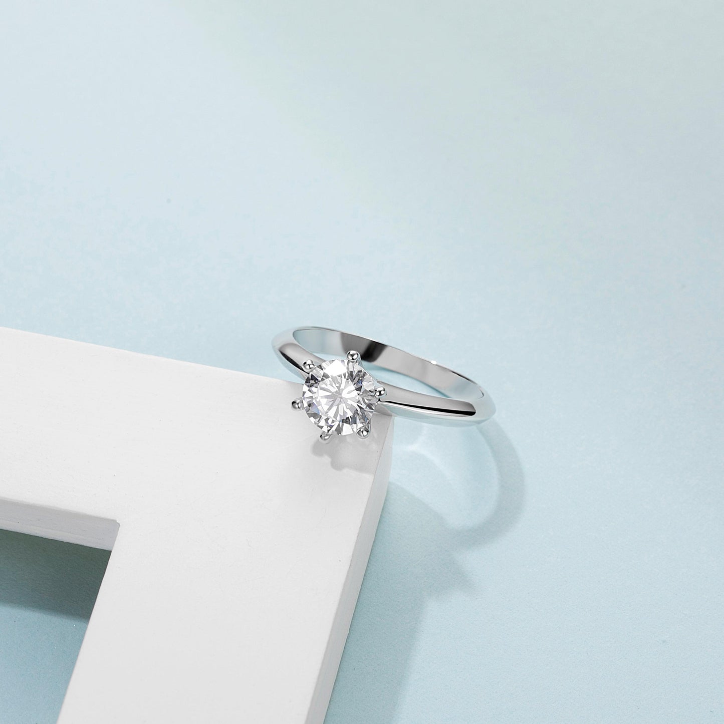 Moissanite Diamond Ring M03C