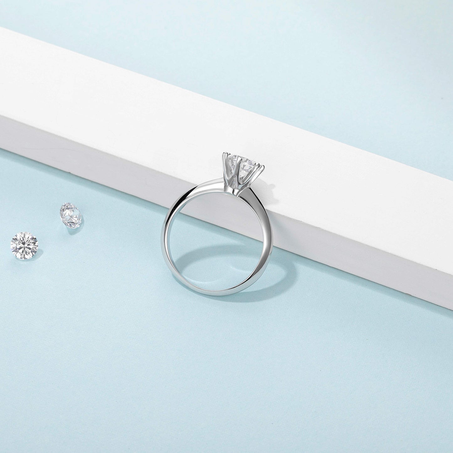 Moissanite Diamond Ring M03C