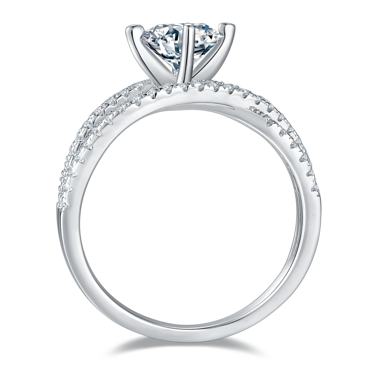 Moissanite Diamond Women's Ring