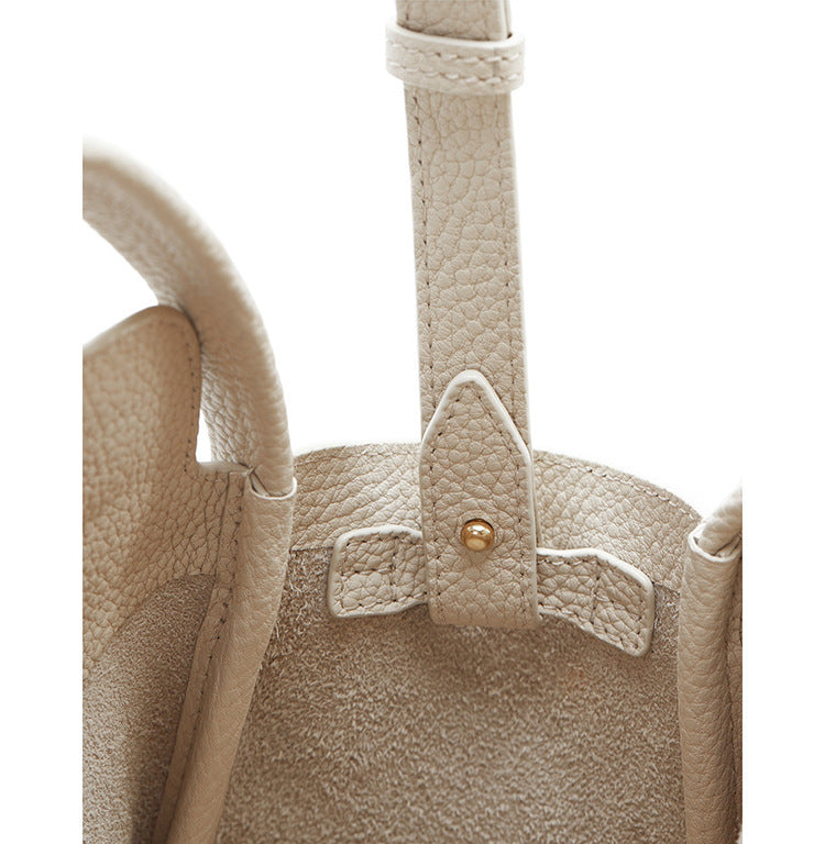 Lightweight,Handle Bucket Bag