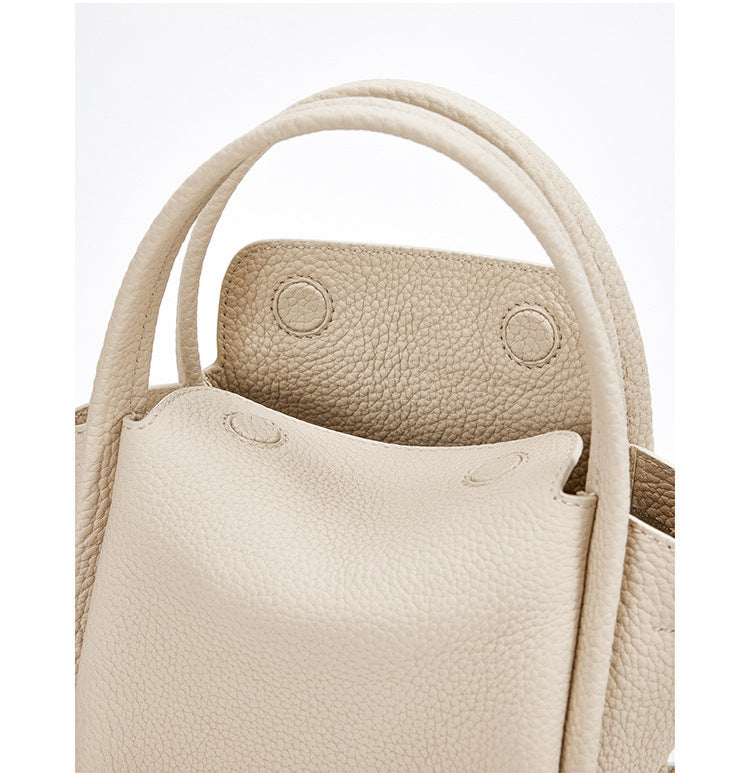 Lightweight,Handle Bucket Bag