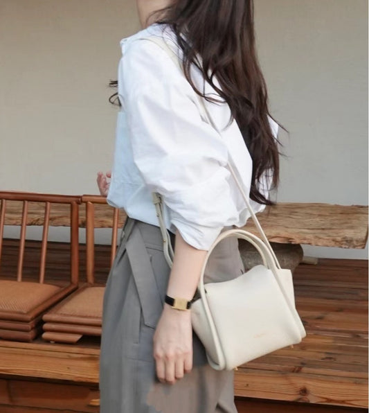 Lightweight,Handle Bucket Bag
