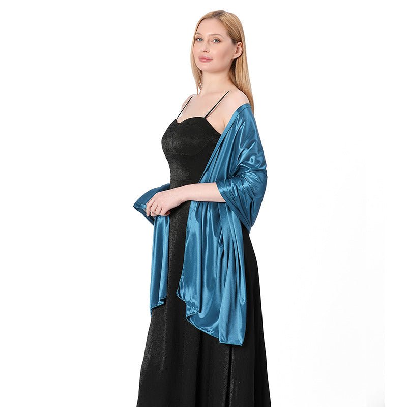 Women Shawl Evening Party Dress Shawl Scarf Dual Purpose