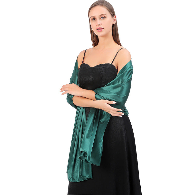 Women Shawl Evening Party Dress Shawl Scarf Dual Purpose