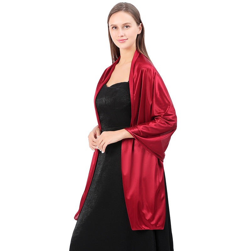 Women Shawl Evening Party Dress Shawl Scarf Dual Purpose