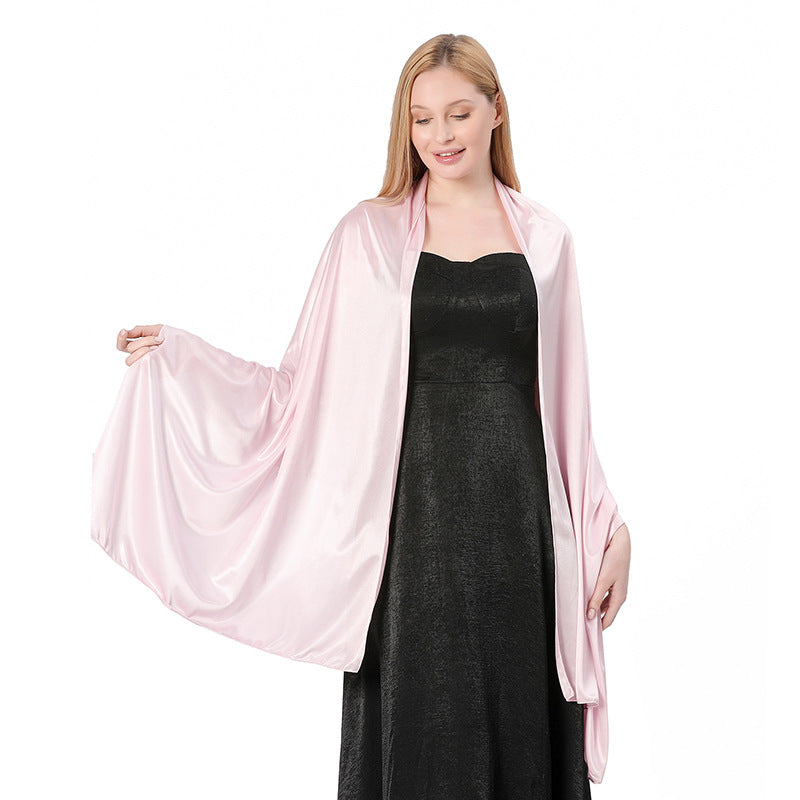 Women Shawl Evening Party Dress Shawl Scarf Dual Purpose