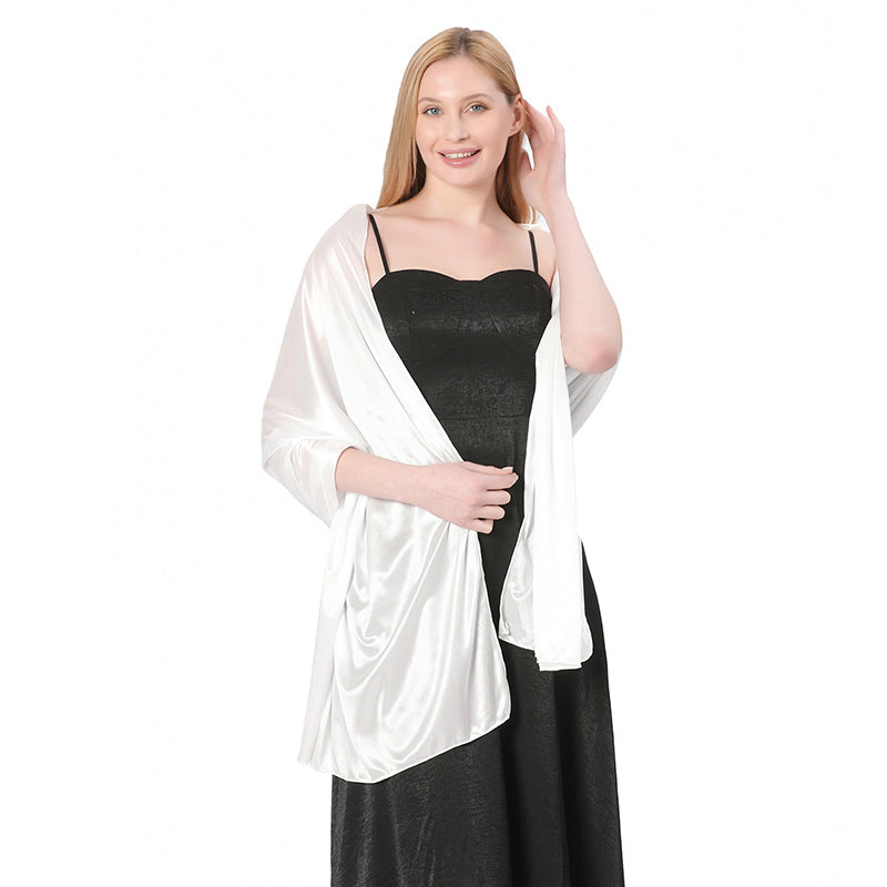 Women Shawl Evening Party Dress Shawl Scarf Dual Purpose